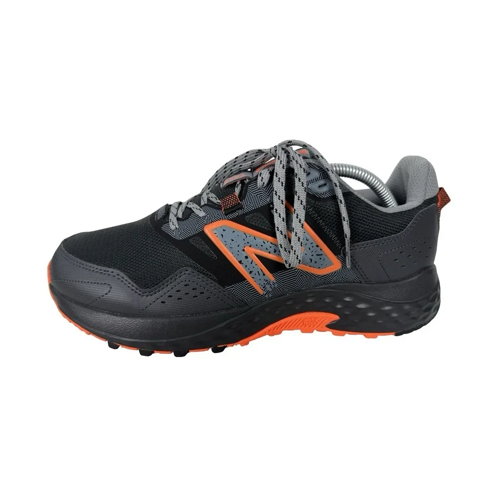 New Balance Mens Size 10 D Sneaker 410v8 MT410LO8 Gray Running Shoes T410 EUC
